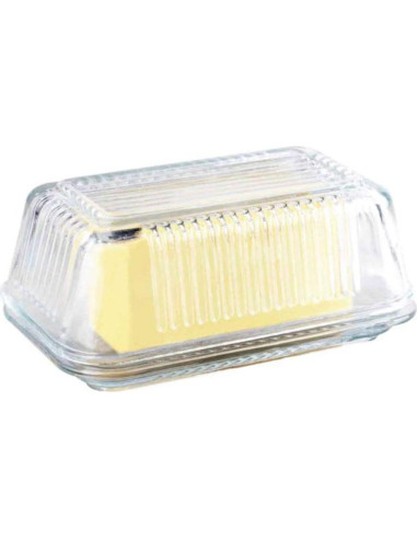 Plato de Mantequilla de Vidrio Tablecraft H122 17.1x10.2cm