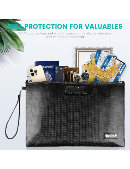 Bolsa de Documentos a Prueba de Fuego Airfish FP006 36.1x25.4cm