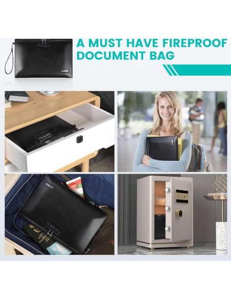 Bolsa de Documentos a Prueba de Fuego Airfish FP006 36.1x25.4cm