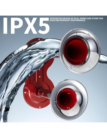 Bocina de Coche FARBIN 12V Doble Cromada 130dB