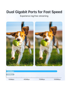 Puente Inalámbrico UeeVii CPE990 5.8GHz 5KM IP66 Negro 2