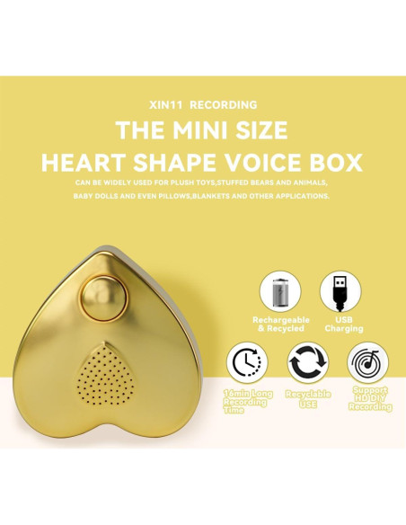 Botón de Sonido Grabable 350s XLW - Grabadora de Voz DIY