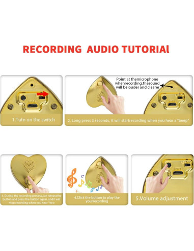 Botón de Sonido Grabable 350s XLW - Grabadora de Voz DIY