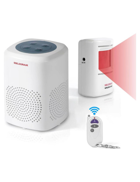 Timbre Inalámbrico S SELDORAUK con Sensor de Movimiento 300m