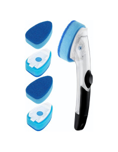 Esponja de Platos HELIME con Dispensador y 5 Recambios Azul