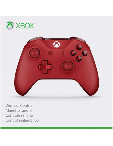 Controlador Inalámbrico Xbox One Rojo Renovado - 241.6g