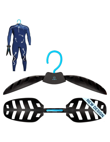 Colgador de Traje de Neopreno Hang 11 - Secado Rápido y Plegable