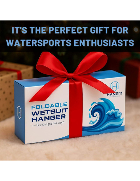 Colgador de Traje de Neopreno Hang 11 - Secado Rápido y Plegable