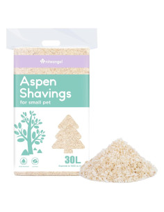 Aserrín de Álamo Niteangel 30L para Hámster y Mascotas Pequeñas