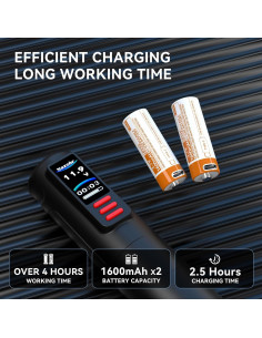Kit de Tatuaje NAZZOR con Máquina, 2 Baterías 1600mAh y 20 Cartuchos 2