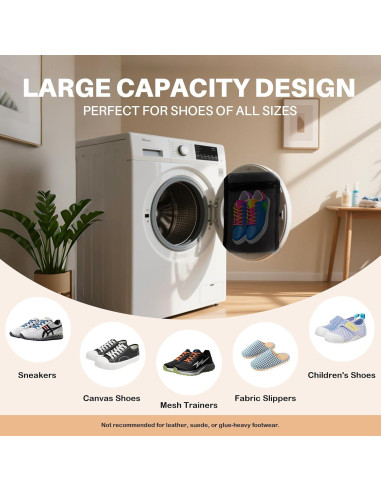 Bolsa para Secar Zapatos NMQHPA Negra 40x40 cm - 1 Paquete