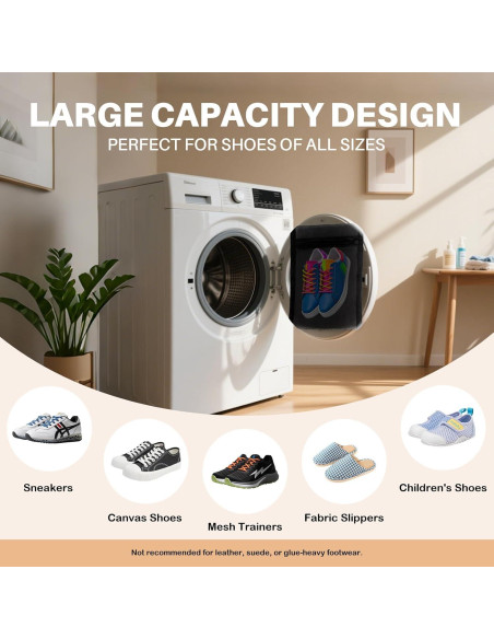 Bolsa para Secar Zapatos NMQHPA Negra 40x40 cm - 1 Paquete