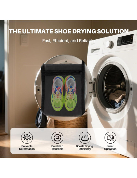 Bolsa para Secar Zapatos NMQHPA Negra 40x40 cm - 1 Paquete