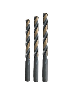 Brocas Jobber HSS 3 Piezas Drill America 3.2-6.4mm Punta Dividida