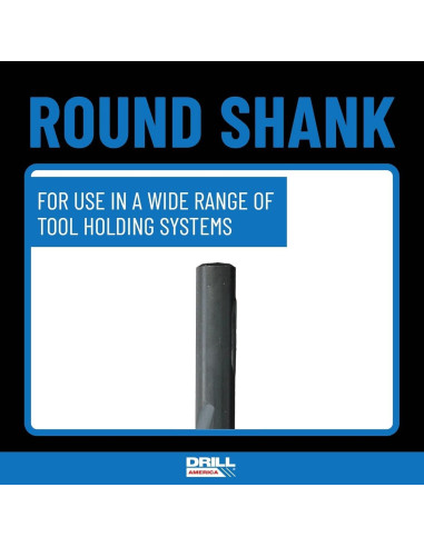 Brocas Jobber HSS 3 Piezas Drill America 3.2-6.4mm Punta Dividida