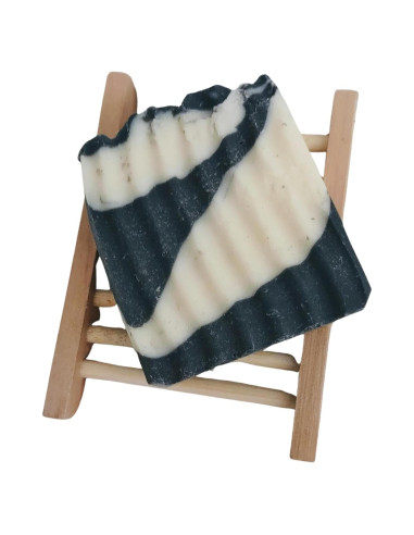 Jabón Artesanal Sixbright 113g - Carbón Activado y Lavanda