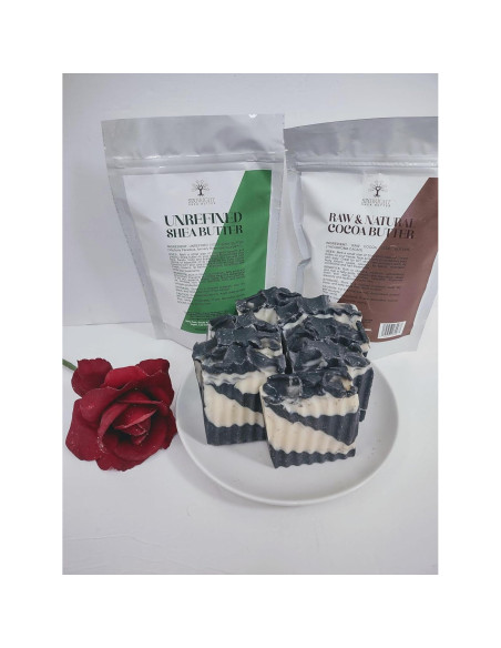 Jabón Artesanal Sixbright 113g - Carbón Activado y Lavanda