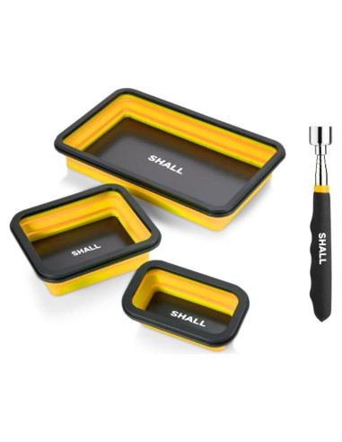 Juego de Bandejas Magnéticas Plegables SHALL 3 Piezas 28x18cm