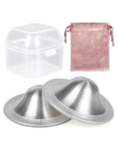 Copas de Lactancia de Plata 925 para Pezones Adoloridos - XL