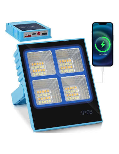 Linterna Camping Solar TANSOREN LED Portátil 199g Recargable