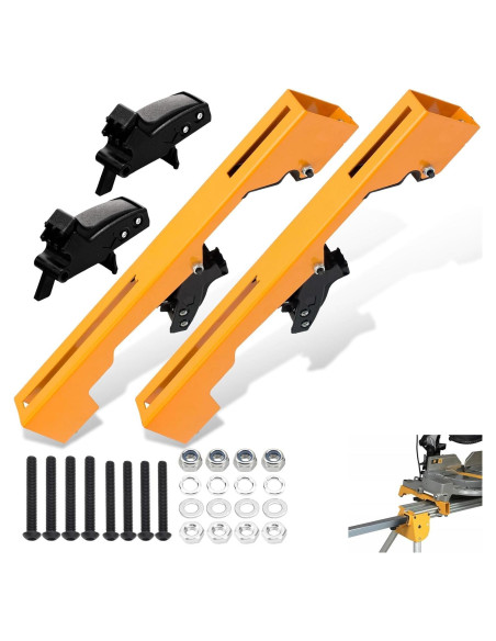 Soportes de Montaje para Sierra Ingletadora Dewalt DW7231 - 2 Piezas