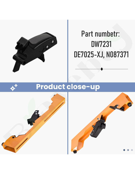 Soportes de Montaje para Sierra Ingletadora Dewalt DW7231 - 2 Piezas