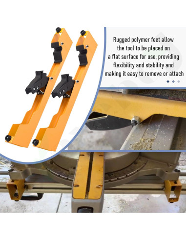 Soportes de Montaje para Sierra Ingletadora Dewalt DW7231 - 2 Piezas