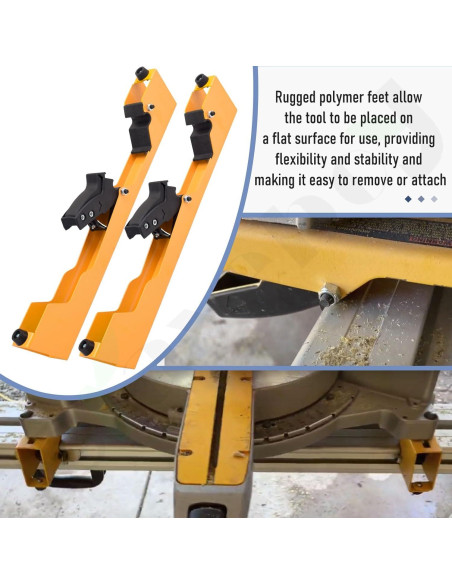 Soportes de Montaje para Sierra Ingletadora Dewalt DW7231 - 2 Piezas