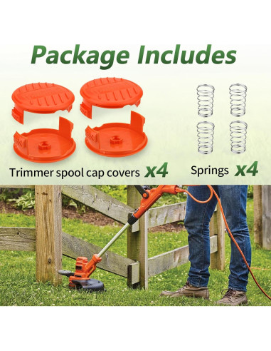 Tapa y resorte de repuesto Tecreddy RC100P para desmalezadora