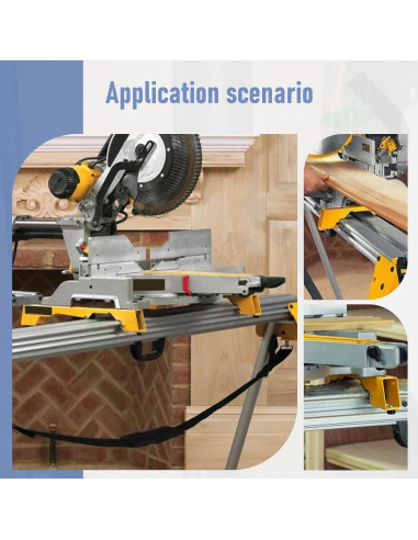 Soportes de Montaje para Sierra Ingletadora Dewalt DW7231 - 2 Piezas