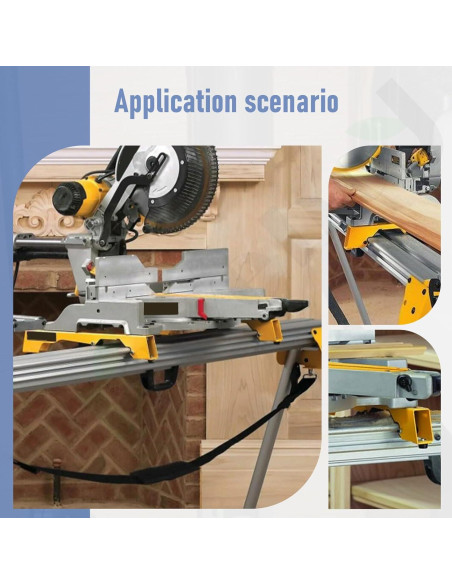 Soportes de Montaje para Sierra Ingletadora Dewalt DW7231 - 2 Piezas