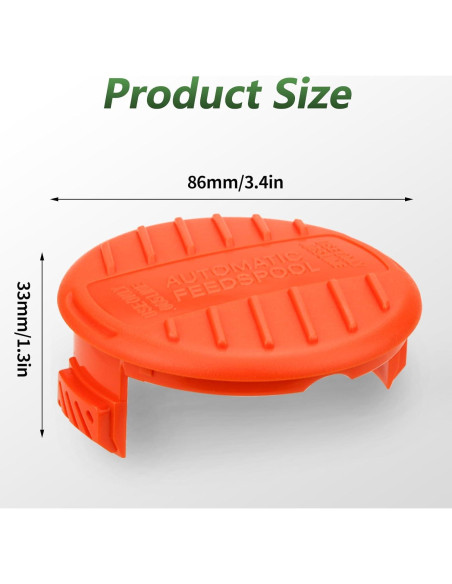 Tapa y resorte de repuesto Tecreddy RC100P para desmalezadora