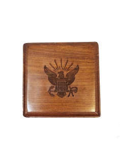 Caja de Almacenamiento de Madera Stanley London para Placas Militares 2