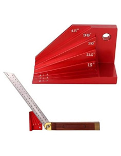 Bloque de Medición de Ángulo Aluminio Enenfrane 1:6 a 1:8