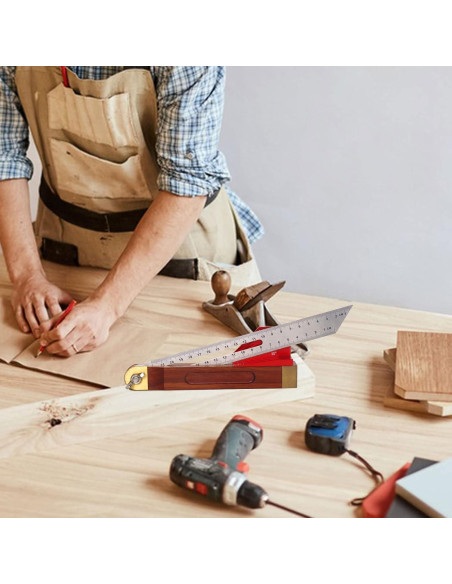 Bloque de Medición de Ángulo Aluminio Enenfrane 1:6 a 1:8