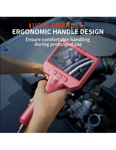 Cámara de Borescopio NIDAGE 1920P HD IP67 3.5m Doble Lente