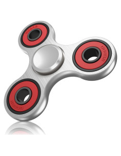 Spinner Antiestrés ATESSON Metal Z-Plata 7.29cm EDC TDAH