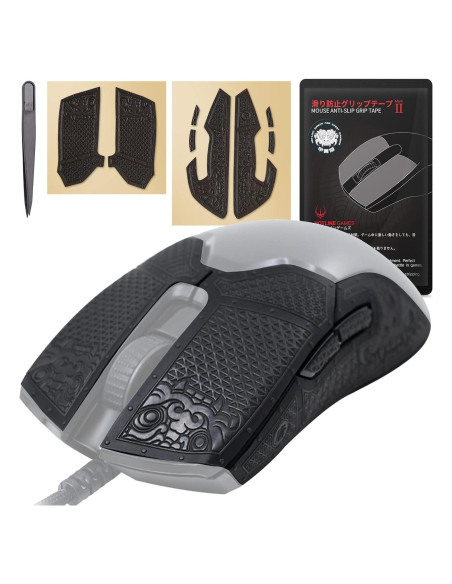 Cinta Antideslizante HOTLINEGAMES para Ratón Viper - Negro