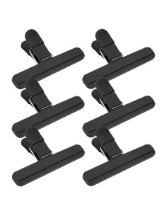 Pinzas para Alimentos EWOID - Paquete de 6 Clips Grandes 15.24 cm