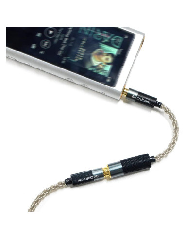 Adaptador de Auriculares GUCraftsman 3.5mm a 4.4mm Balanceado