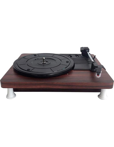 Reproductor de Discos de Vinilo EHVYBDX Retro con Altavoz