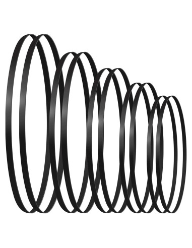 10 Correás de Goma para Giradiscos Frienda - 5 Tamaños