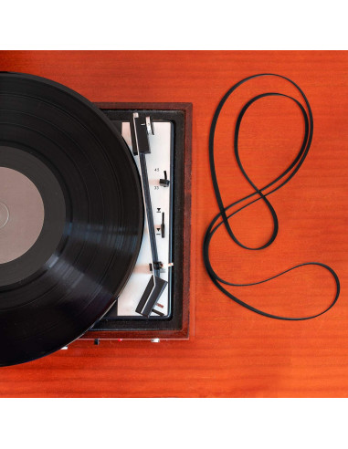 10 Correás de Goma para Giradiscos Frienda - 5 Tamaños