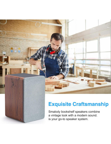 Altavoces de Estantería Smalody SL-80, 60W Bluetooth 5.0