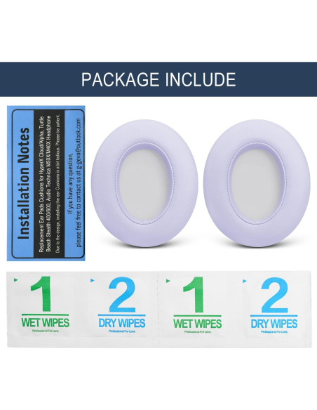 Almohadillas de Reemplazo GEVO para Audio Technica M50X/M40X - Púrpura