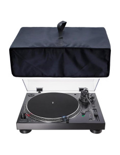 Cubierta de Polvo para Tocadiscos SHTCSZBA 48x40cm Negra