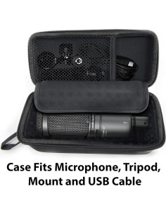 Funda Acolchada CASEMATIX para Micrófono Audio-Technica 2
