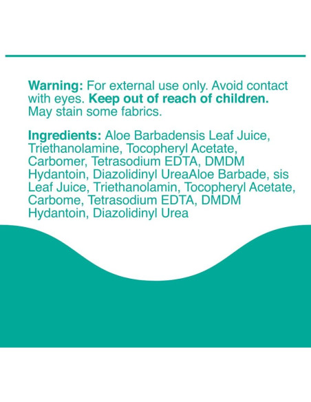 Gel de Aloe Vera Orgánico 100% Puro Eden Dews 907g Hidratante