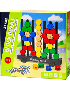 Rompecabezas 3D Bloques Hexagonales Rokt&razo para Niños 3-12 Años 2