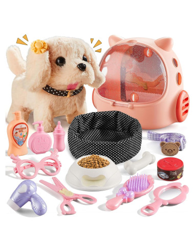 16 Juguetes de Perro Robot Vanvimen para Niños 3-8 Años